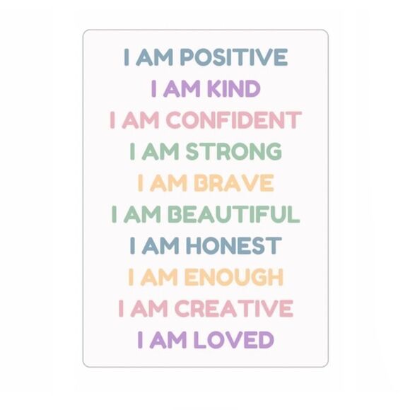 Colorful Affirmations Magnet - Picture 1 of 3